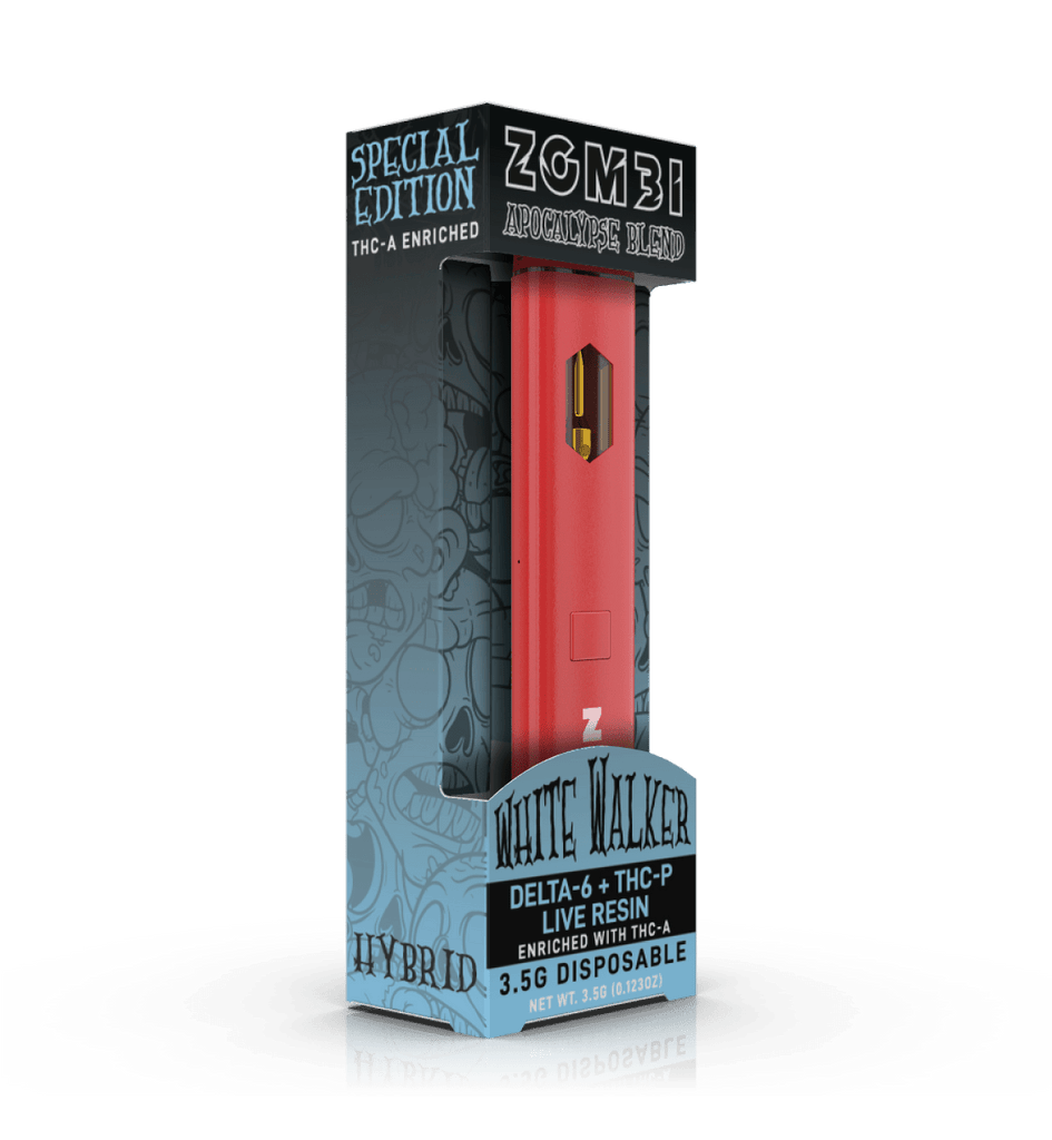 white label extracts disposable vape Zombi Apocalypse Blend 3.5g Disposable - Delta6/THCp/Live Resin Thca
