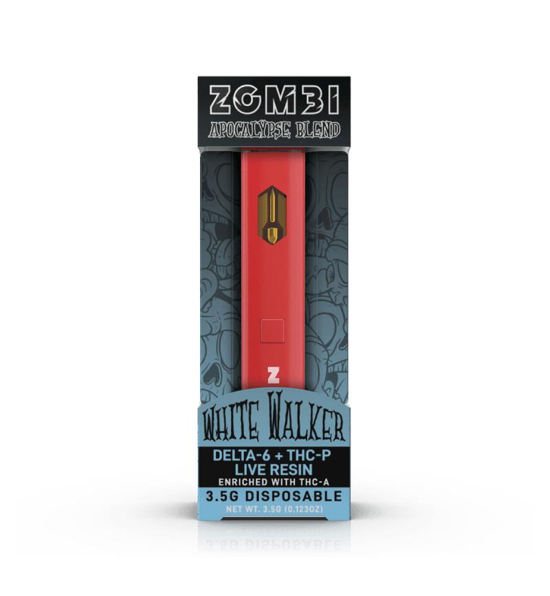 Zombi Apocalypse Blend 3.5g Disposable - Delta6/THCp/Live Resin Thca - White Walker - HempWholesaler.com