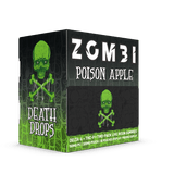 Zombi Death Drops Blend Gummies 30pk Display (2ct Pouches) 9000mg - Poison Apple - HempWholesaler.com